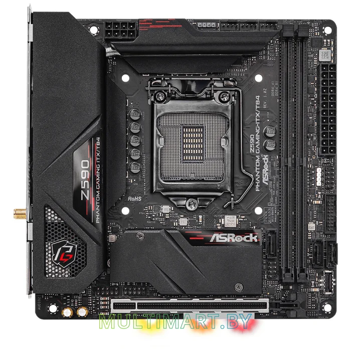 Материнская плата ASRock Z590 Phantom Gaming-ITX/TB4